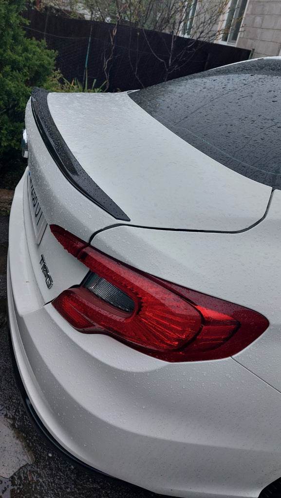 Spoiler LIP (Sunplex, black) (119.1cm *5.5cm) for Fiat Tipo 2016↗ year - Reelken Auto