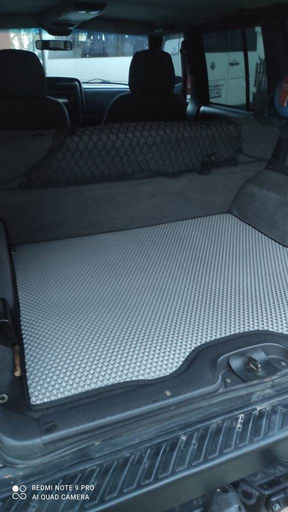 Trunk mat (EVA, gray) for Jeep Cherokee XJ 1984-2001 - Reelken Auto