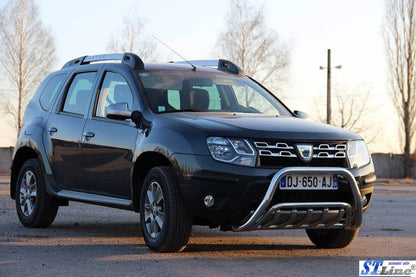 The WT002 bumper guard (stainless) for Renault Duster 2008-2017 - Reelken Auto