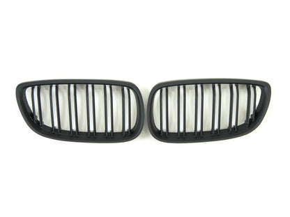 M-Look Kidney Grilles (for 2005-2009, Matte Black) for BMW 3 Series E92/E93 2006–2013 - image 2