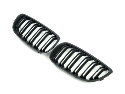 M-Look Kidney Grilles (for 2005-2009, Matte Black) for BMW 3 Series E92/E93 2006–2013 - image 3