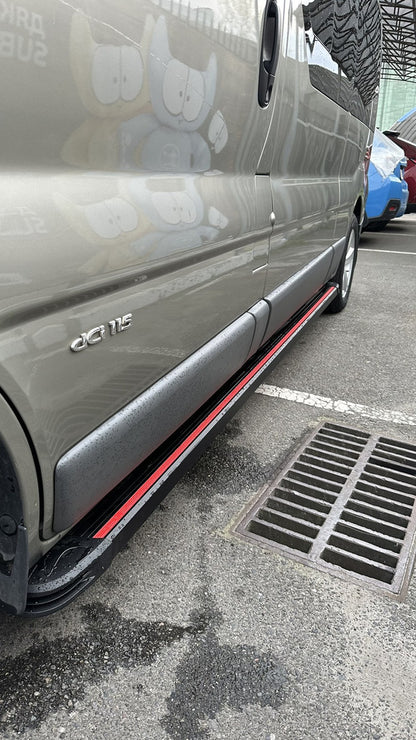 Side Steps Maya Red (2 pcs, Aluminum) for Opel Vivaro 2015-2019 - image 2