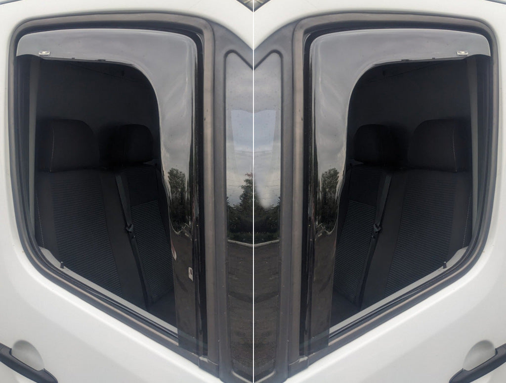 In-channel window deflectors (2 pcs, HIC) for Mercedes Sprinter W906 2006-2018 - image 5