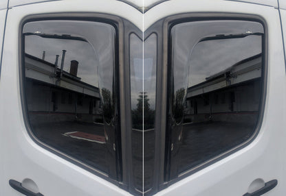 In-channel window deflectors (2 pcs, HIC) for Mercedes Sprinter W906 2006-2018 - image 6
