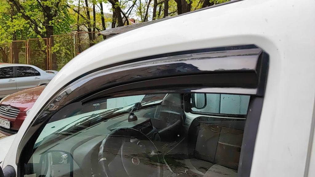 Windbreakers (2 pcs, Sunplex Sport) for Fiat Doblo I 2005-2010 - Reelken Auto