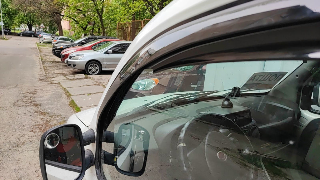 Window Deflectors (2 pcs, Sunplex Sport) for Fiat Doblo I 2005-2010 - image 3