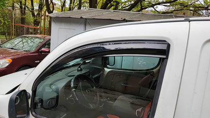 Window Deflectors (2 pcs, Sunplex Sport) for Fiat Doblo I 2005-2010 - image 2