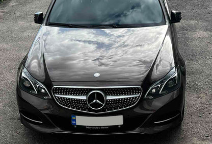 Front Grille Diamond Silver (for Avantgarde and AMG-Line, 2013-2016) for Mercedes E-сlass W212 2009-2016 - image 7