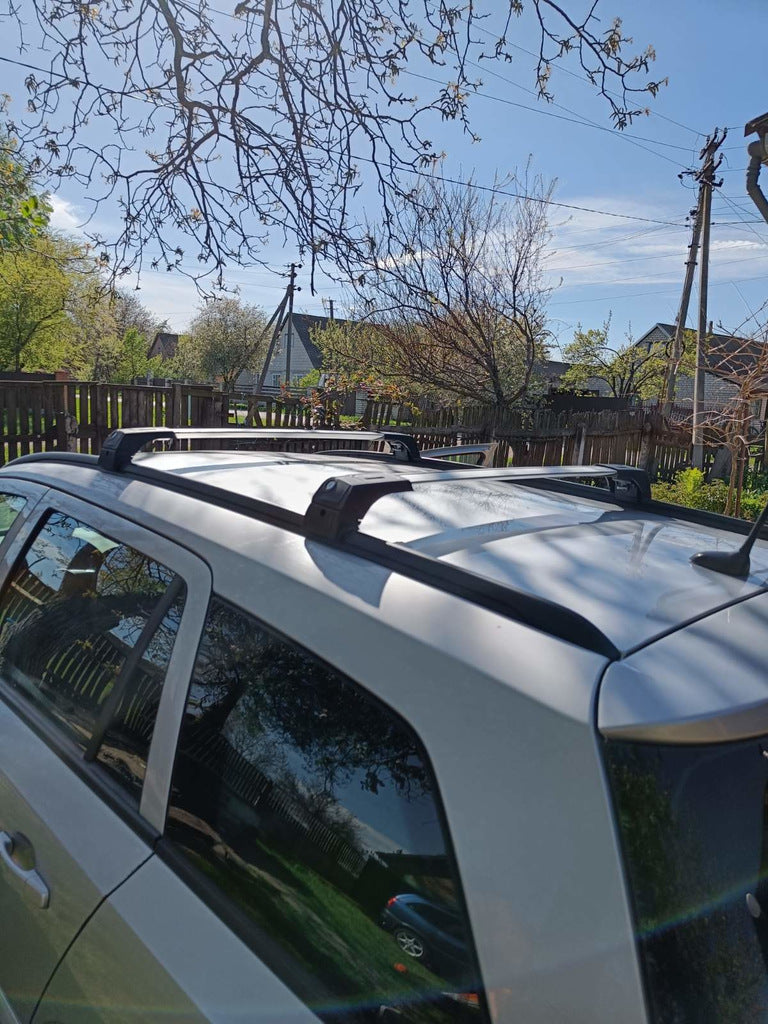 Lockable roof bars for integrated roof rails Skybar V2 (2 pcs) for Opel Astra H 2004-2013 - image 2