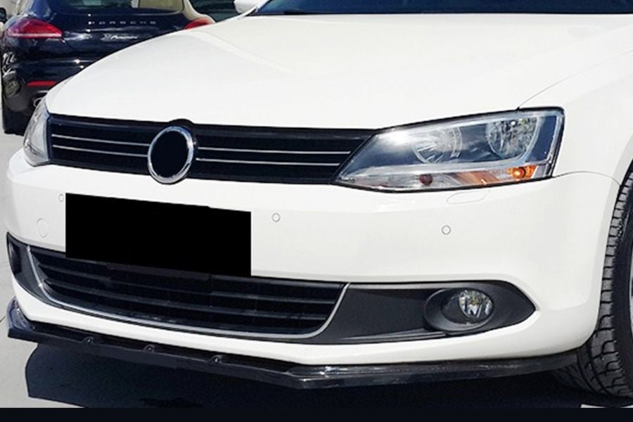 Front Bumper Lip Spoiler (2010-2018, Gloss Black) for Volkswagen Jetta 2011-2018 - image 3