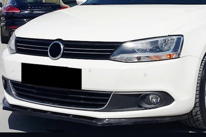 Front Bumper Lip Spoiler (2010-2018, Gloss Black) for Volkswagen Jetta 2011-2018 - image 3