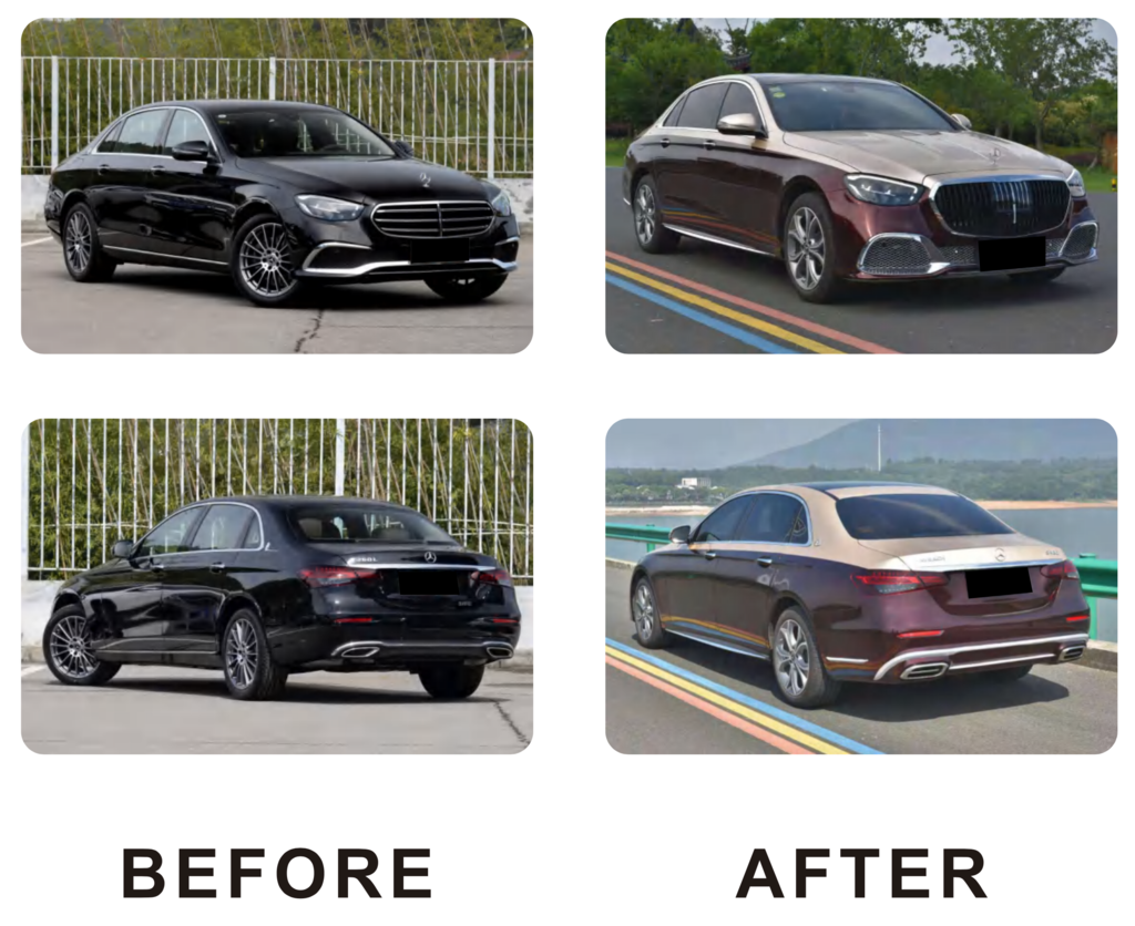 Maybach body kit (for 2020-2024) for Mercedes E-class W213 2016-2023 - image 1