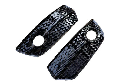 Fog Light Grilles RS-Style (2013-2017, 2 pcs, Black) for Audi Q5 2008-2017 - image 6