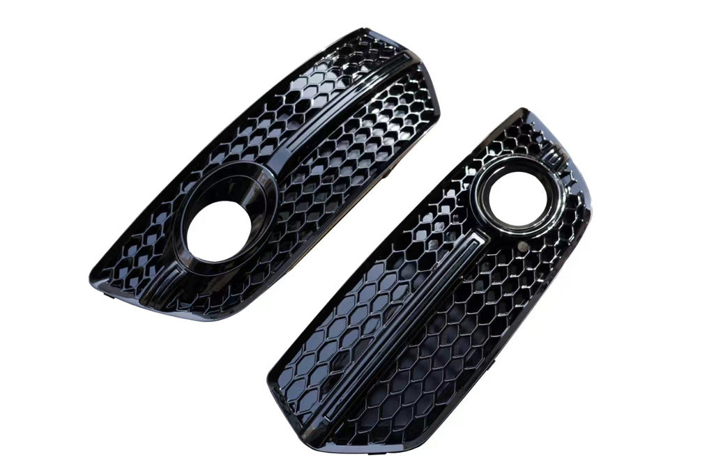 Fog Light Grilles RS-Style (2013-2017, 2 pcs, Black) for Audi Q5 2008-2017 - image 6