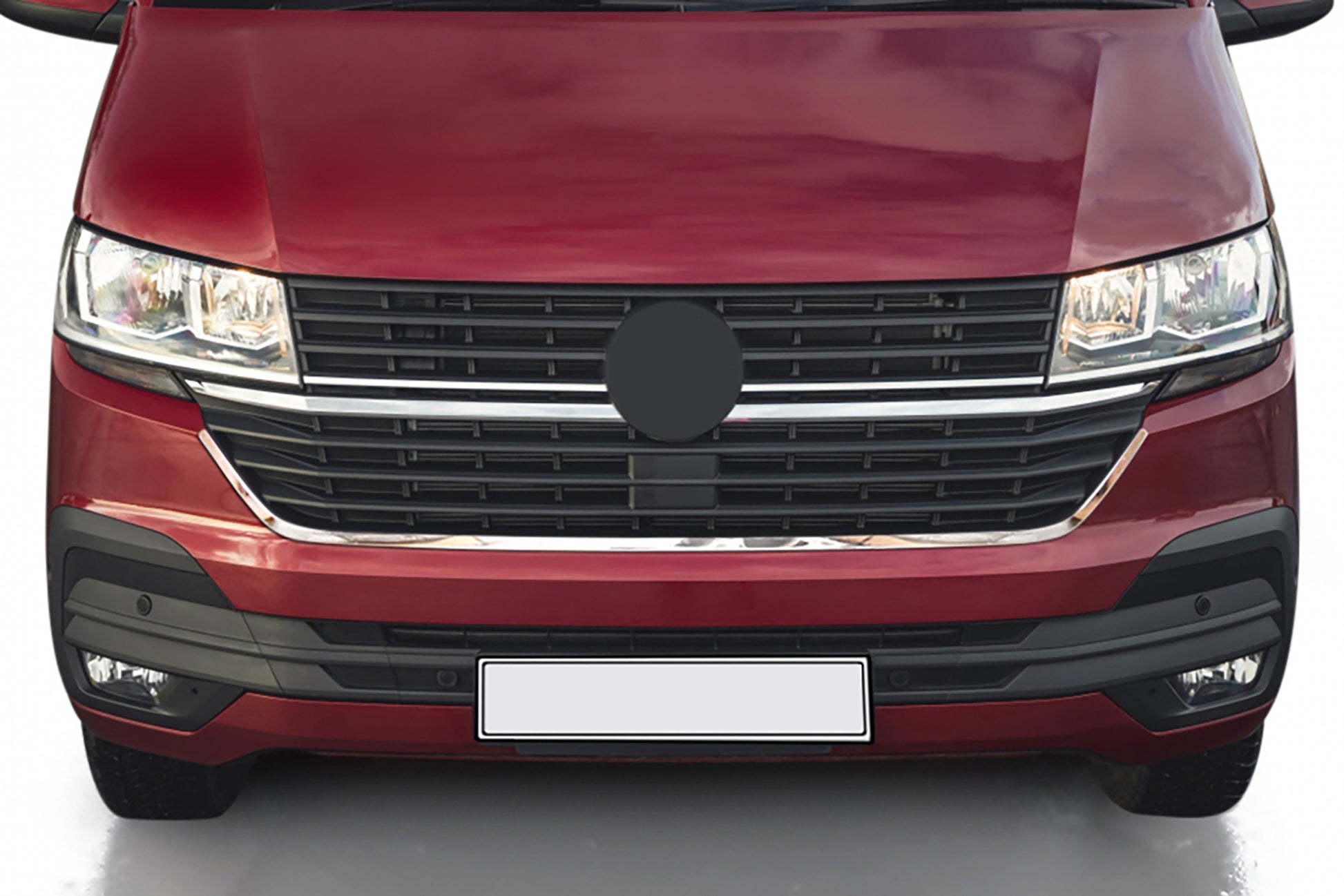 Chrome Front Grille Smile Trim 2019+ (1 pc, Stainless Steel) for Volkswagen T6 2015-2024 - image 1