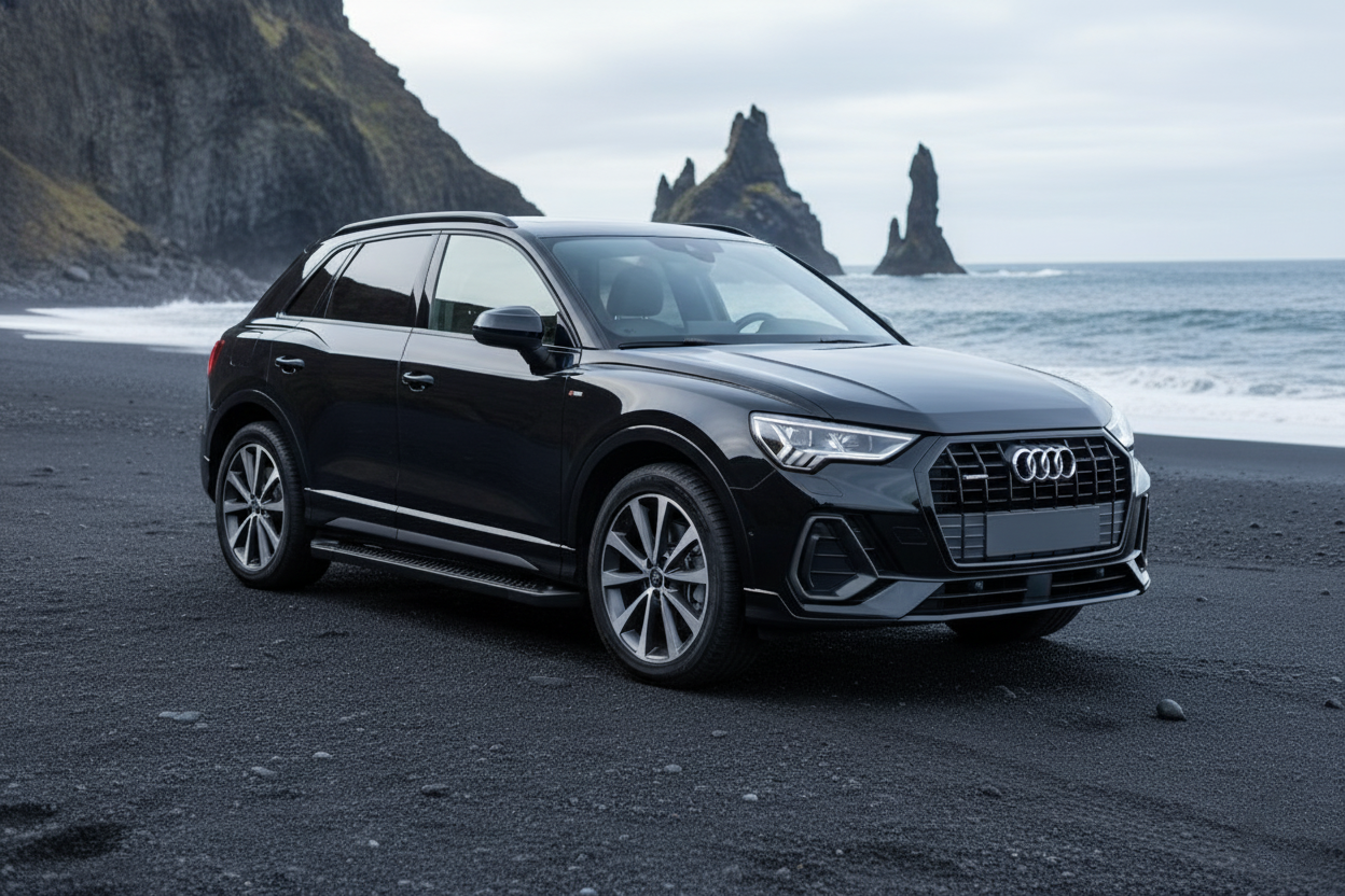 Side Steps Allmond Black (2 pcs, Aluminum) for Audi Q3 2019- - image 1