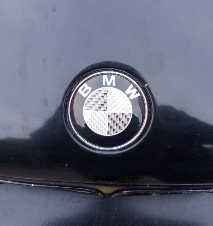 Carbon Emblem, Turkey (82mm) for BMW 5 Series E34 1988-1995 - image 2