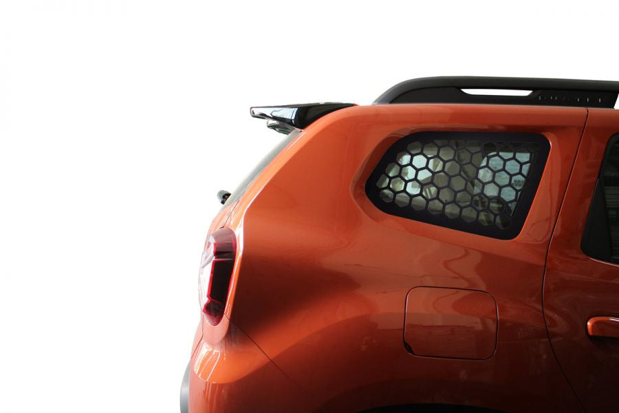 Rear window covers OmsaLine (2 pcs, ABS) for Dacia Duster 2018-2024 - image 1