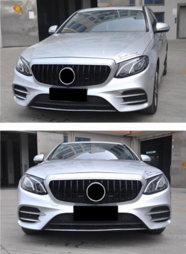 Front Grille GT Panamericana (for Avantgarde/AMG-Line/E43 AMG/E53 AMG 2016-2019) for Mercedes E-сlass W213 2016-2023 - image 3