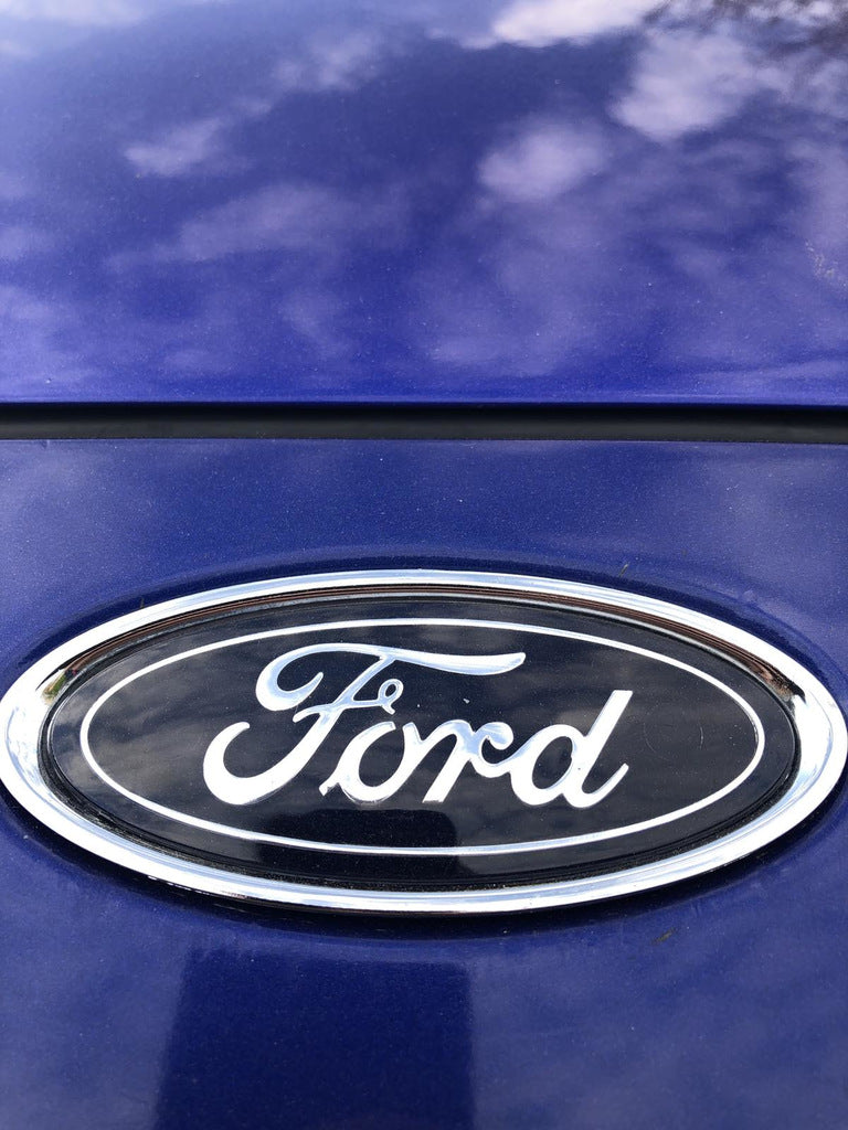 Front emblem 2015-2017 112x47 mm (self-adhesive) for Ford Focus III 2011-2017 - image 3