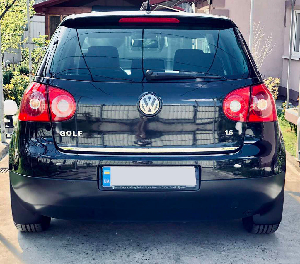 The edge of the trunk (stainless) for Volkswagen Golf 5 - image 1