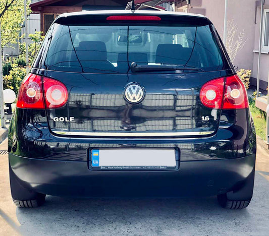 The edge of the trunk (stainless) for Volkswagen Golf 5 - image 1