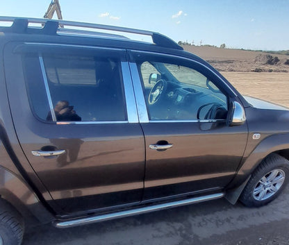 Window Trim Stainless Steel (4 Strips) for Volkswagen Amarok 2010-2022 - image 3