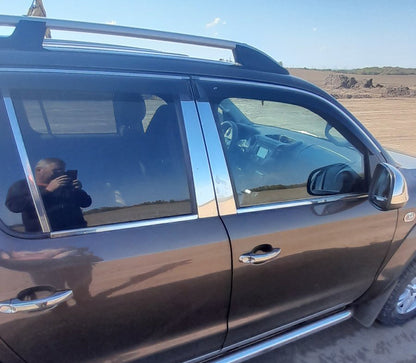 Window edging (4 strips, stainless steel) for Volkswagen Amarok 2010-2022 - image 4