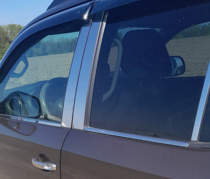 Window edging (4 strips, stainless steel) for Volkswagen Amarok 2010-2022 - image 5