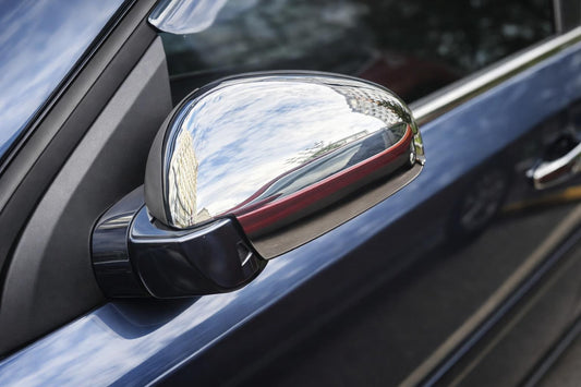 Mirror Covers (2 pcs, Stainless Steel) for Opel Signum 2003-2008 - image 1