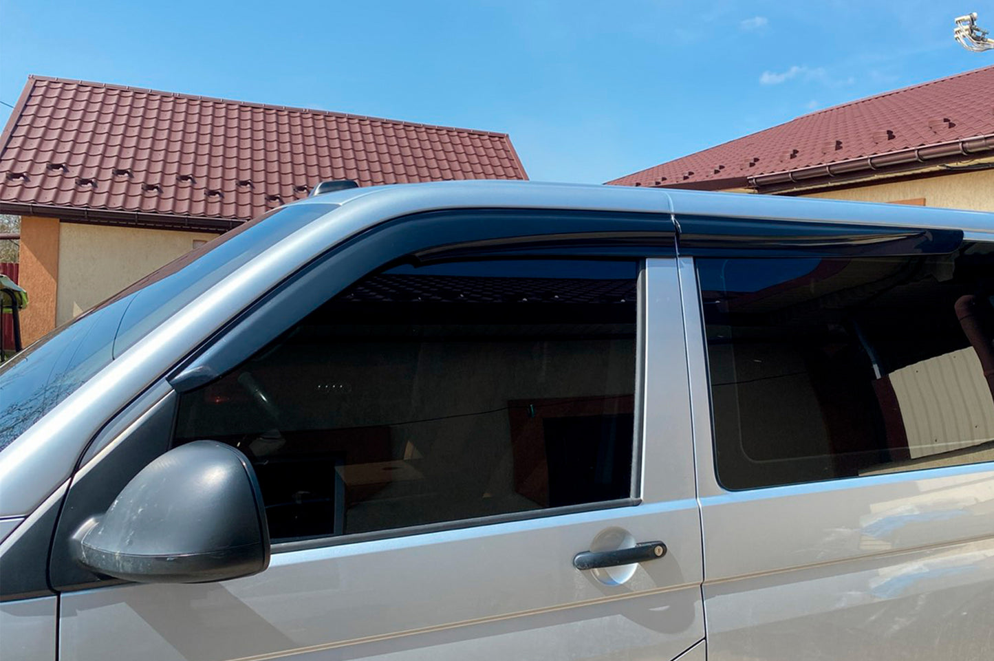 Window Deflectors (4 pcs, Sunplex Sport) for Volkswagen T5 2010-2015 - image 16