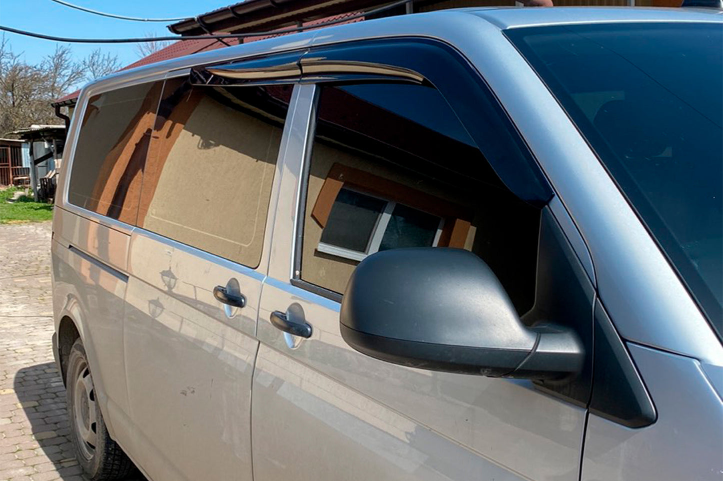 Window Deflectors (4 pcs, Sunplex Sport) for Volkswagen T5 2010-2015 - image 17