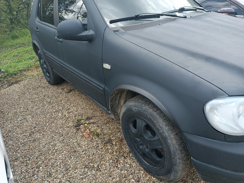 Fender flares (4 pcs, black, ABS plastic) for Mercedes ML W163 1997-2005 - image 2