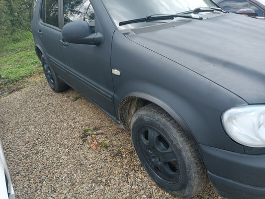 Fender flares (4 pcs, black, ABS plastic) for Mercedes ML W163 1997-2005 - image 2