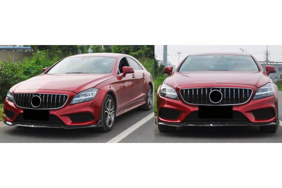 Front grille with frame 2014-2018 (GT Panamericana) for Mercedes CLS C218 2011-2018 - Reelken Auto