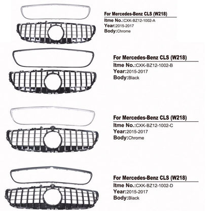 Front Grille 2011-2014 (GT Panamericana) for Mercedes CLS C218 2011-2018 - image 4