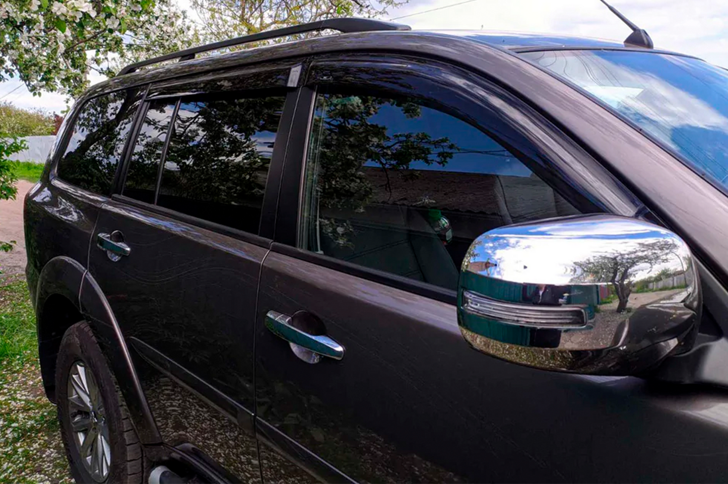 Window Deflectors (4 pcs, HIC) for Mitsubishi Pajero Sport 2008-2015 - image 10