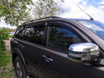 Window Deflectors (4 pcs, HIC) for Mitsubishi Pajero Sport 2008-2015 - image 1