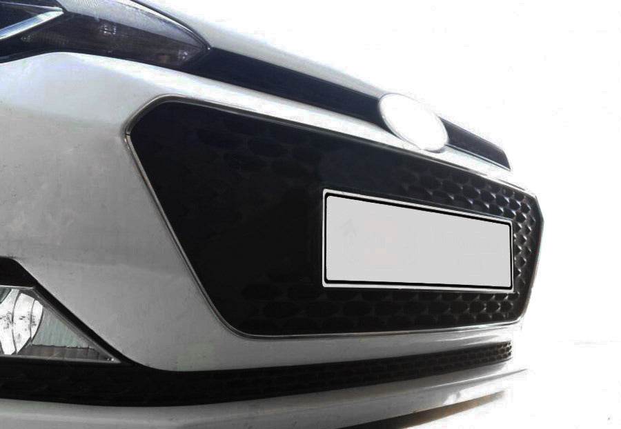 Grille edging 2014-2018 (2 pieces, stainless steel) for Hyundai I-20 2014-2020 - Reelken Auto