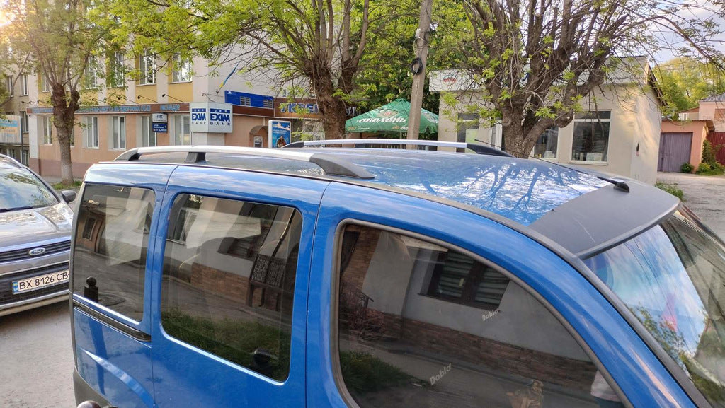 Chrome Roof Rails (Plastic Feet) for Fiat Doblo I 2005-2010 - image 3