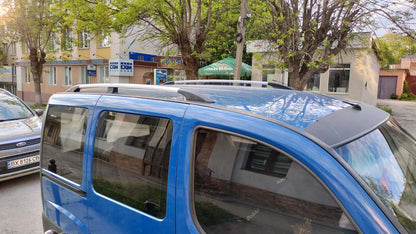 Chrome Roof Rails (Plastic Feet) for Fiat Doblo I 2005-2010 - image 3