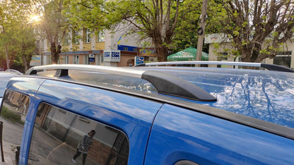 Chrome Roof Rails (Plastic Feet) for Fiat Doblo I 2005-2010 - image 2