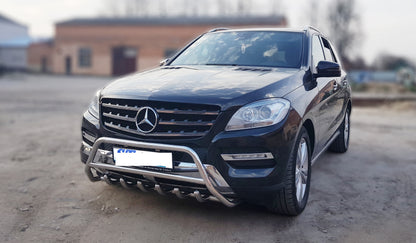 Bull Bar WT003 (Stainless Steel) for Mercedes GLE/ML сlass W166 2011-2018 - image 2