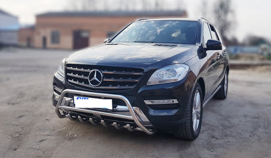Bull Bar WT003 (Stainless Steel) for Mercedes GLE/ML сlass W166 2011-2018 - image 2