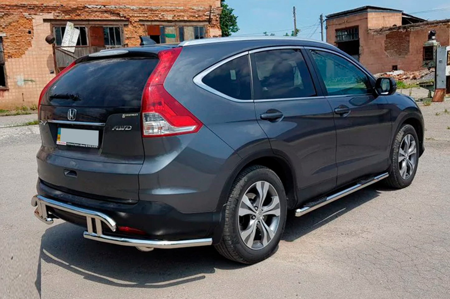 Rear Bar AK003-21 (Stainless Steel) for Honda CRV 2012-2016 - image 6