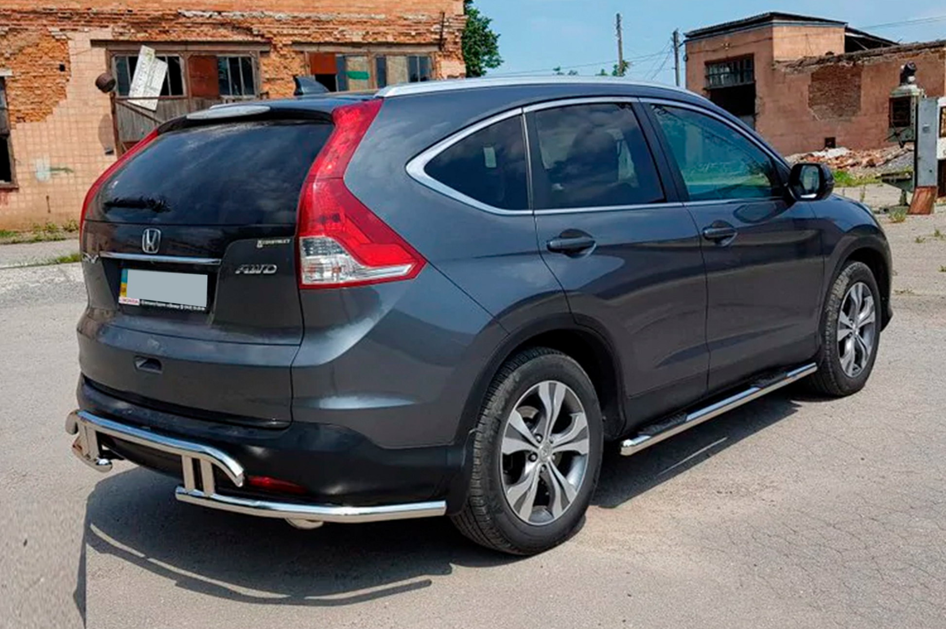 Rear Bar AK003-21 (Stainless Steel) for Honda CRV 2012-2016 - image 6