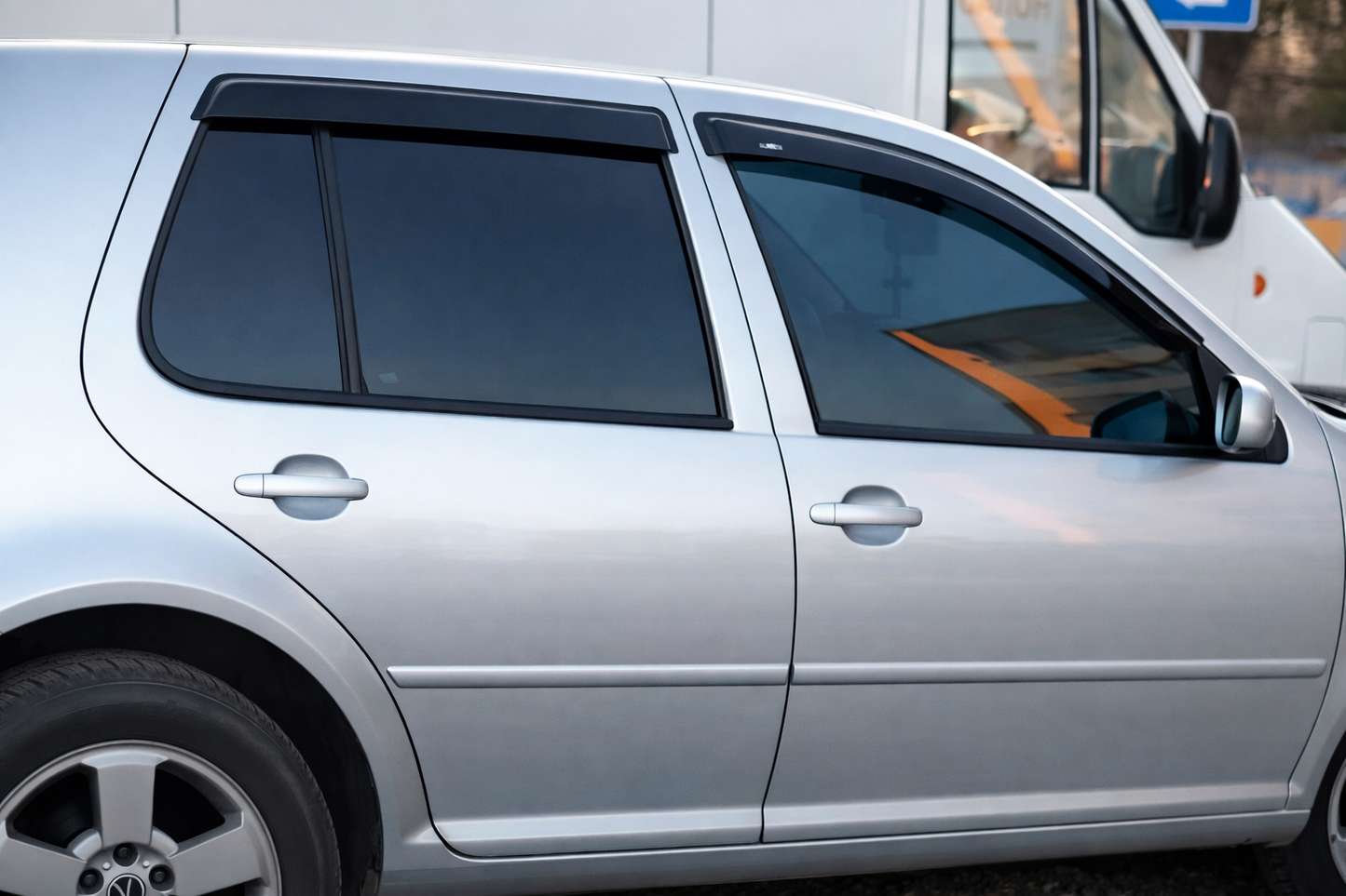 Window Deflectors (4 pcs, HIC) for Volkswagen Golf 3 1991-2001 - image 6