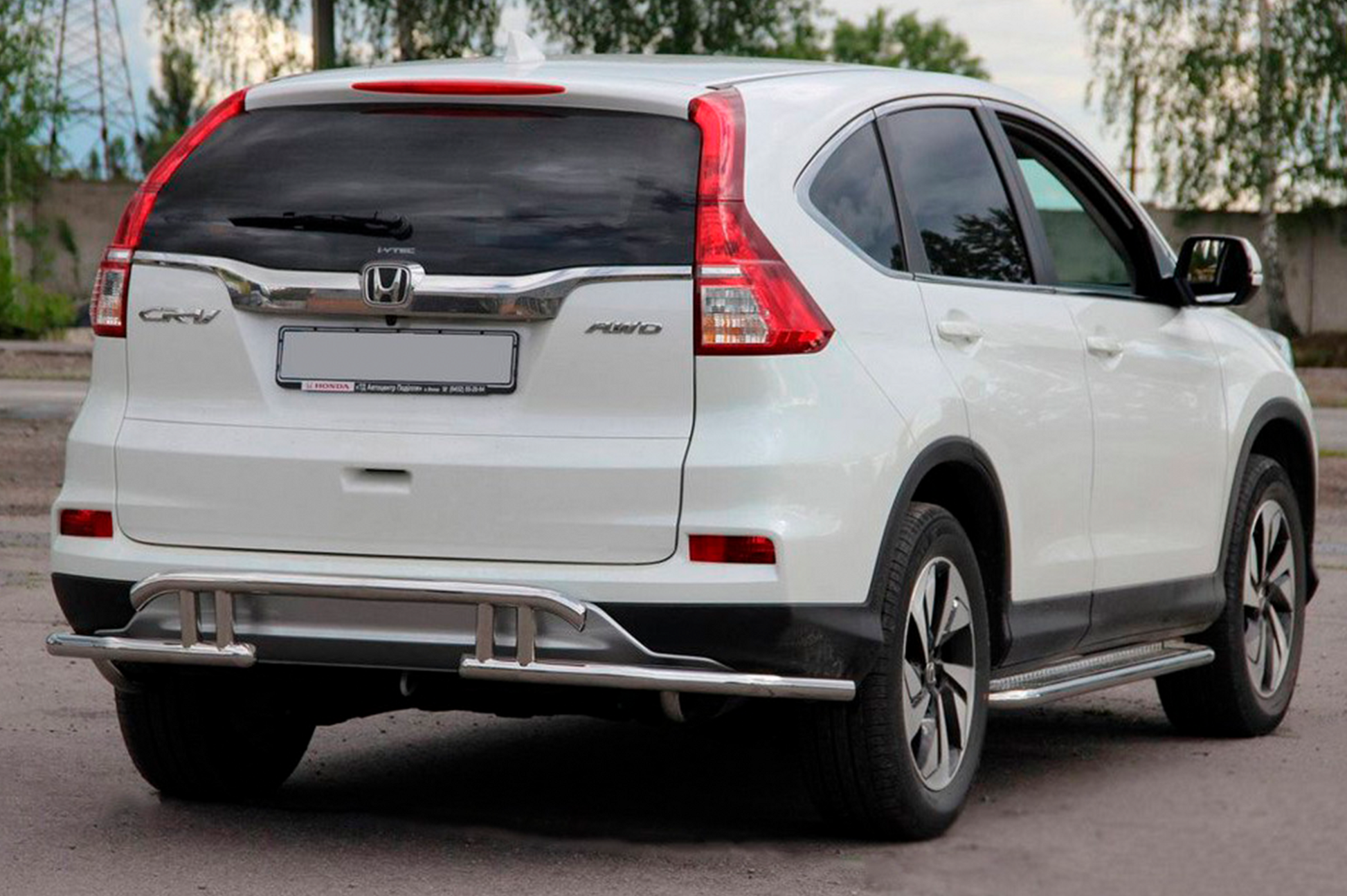 Rear Bar AK003-21 (Stainless Steel) for Honda CRV 2012-2016 - image 3