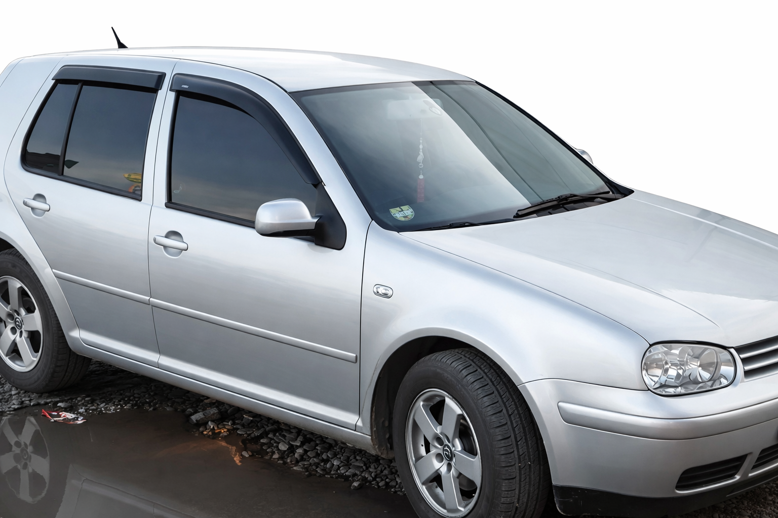 Window Deflectors (4 pcs, HIC) for Volkswagen Golf 3 1991-2001 - image 3