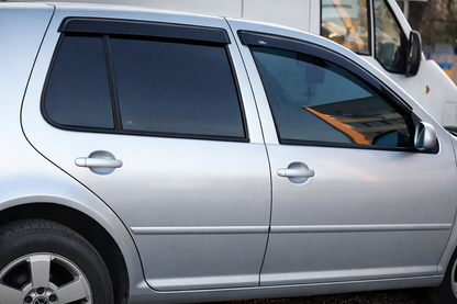 Window Deflectors (4 pcs, HIC) for Volkswagen Golf 3 1991-2001 - image 2